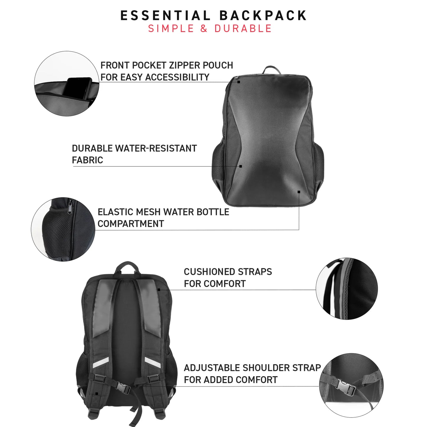72HRS Essential Backpack