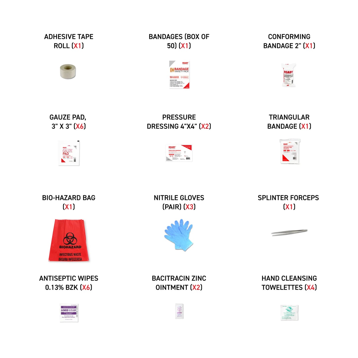 CSA Type 1 - Personal First Aid Kit With First Aid Bag
