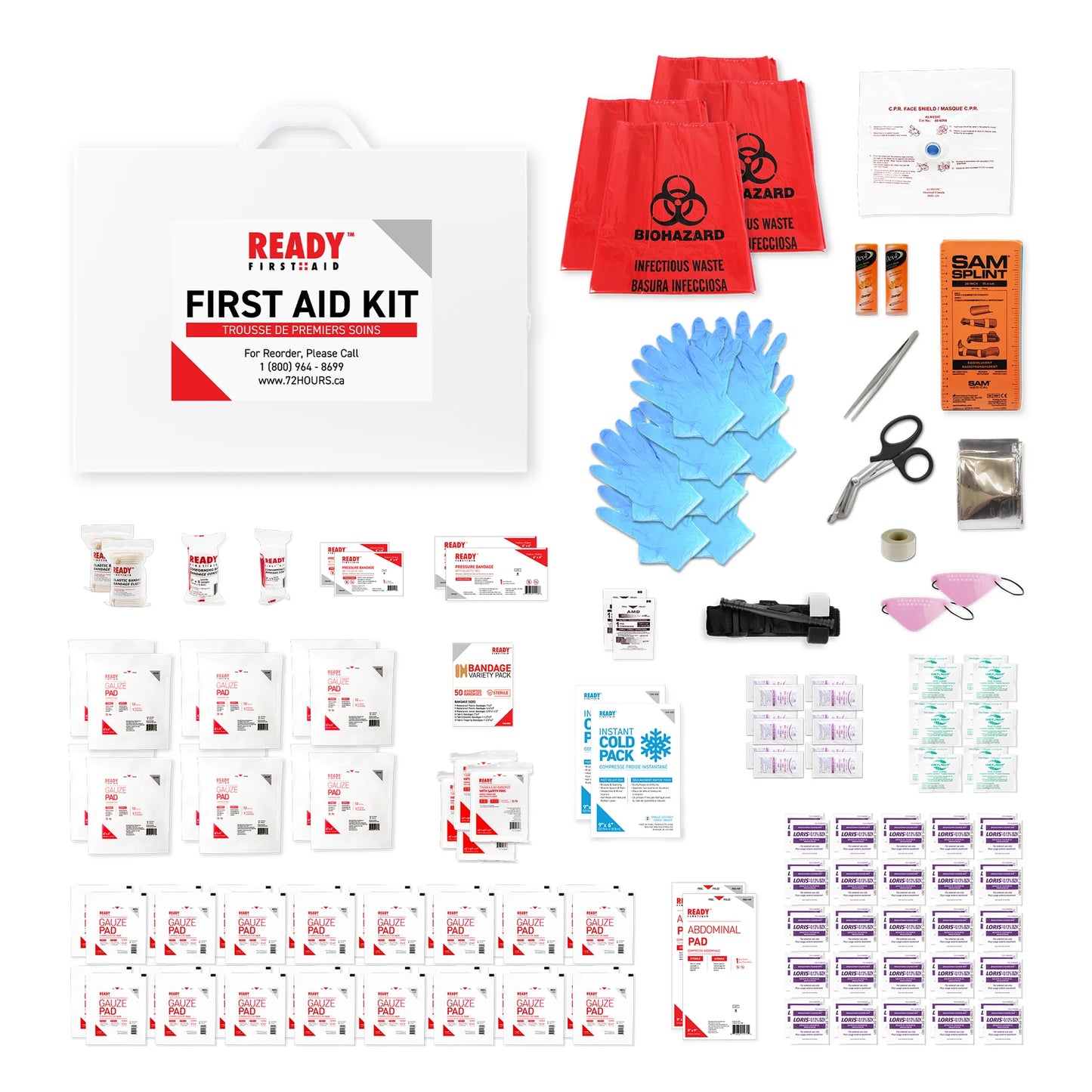 CSA Type 3 - Intermediate First Aid Kit Medium (26-50 Workers) With Metal Cabinet
