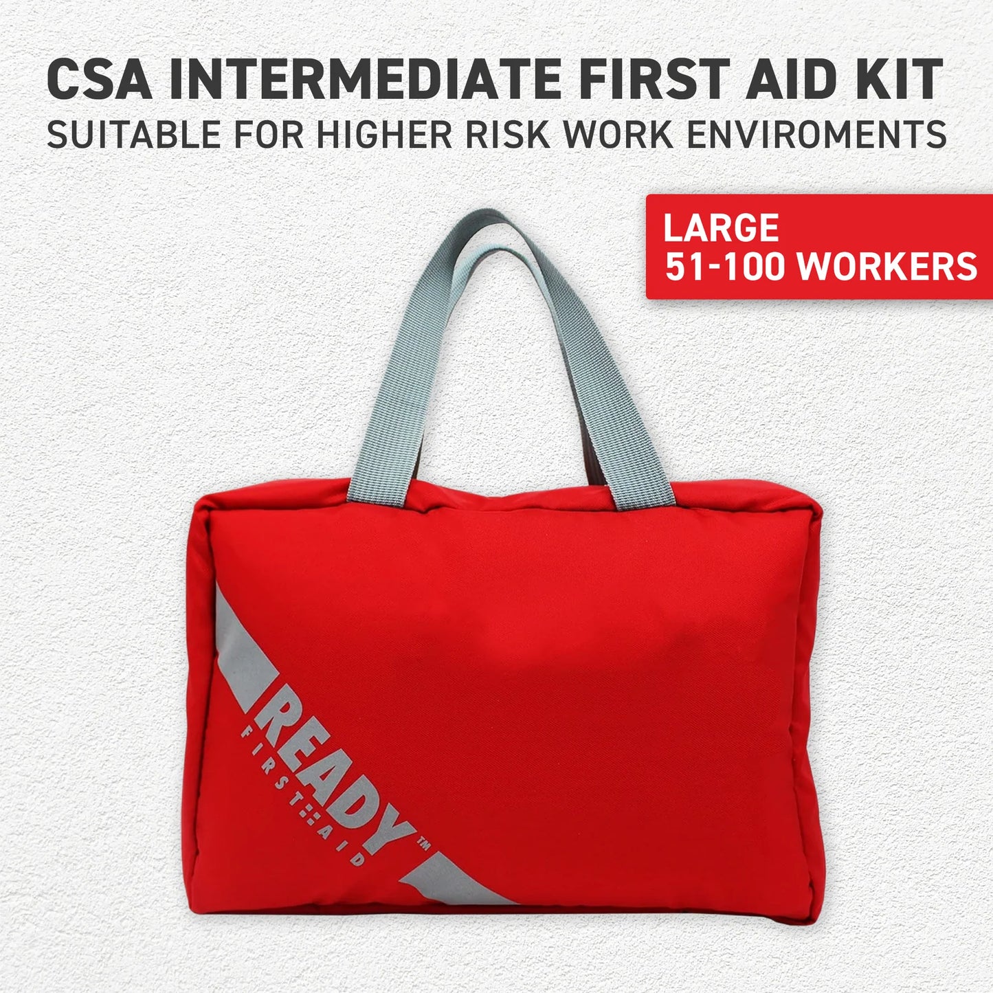 CSA Type 3 - Intermediate First Aid Kit Large (51-100 Workers) With First Aid Bag