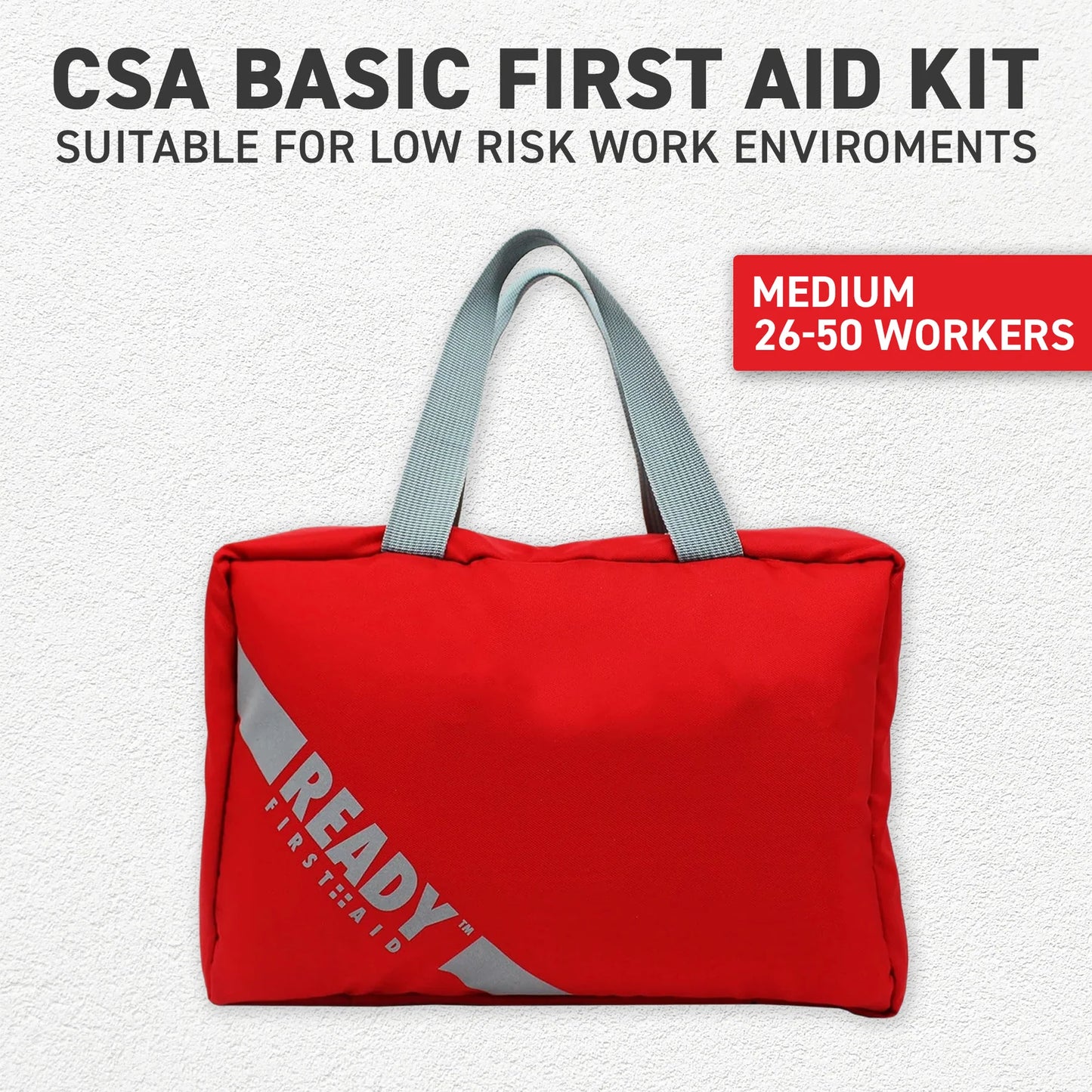 CSA Type 2 - Basic First Aid Kit Medium (26-50 Workers) With First Aid Bag
