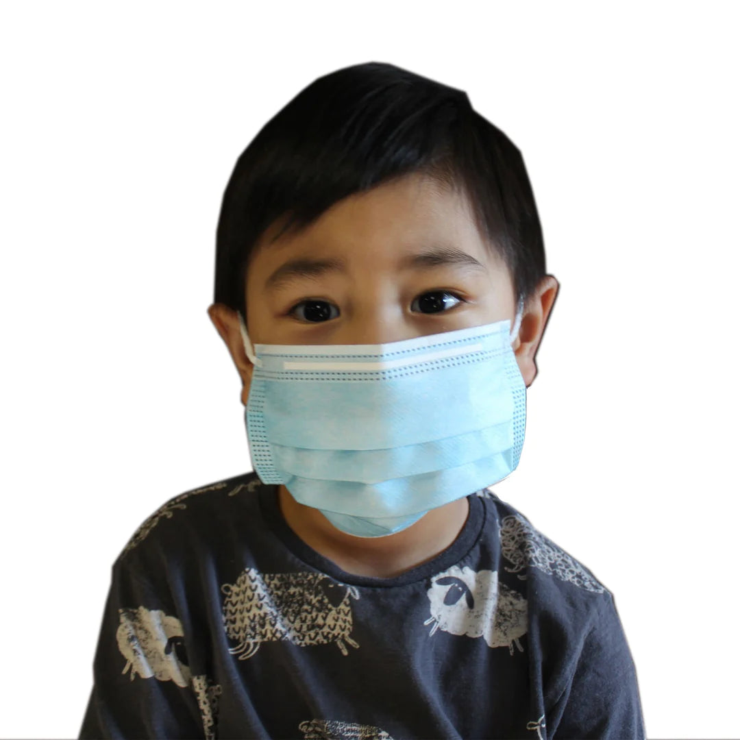 Kids Mask, 3-PLY Earloop Disposable Box Of 50 - Ready First Aid