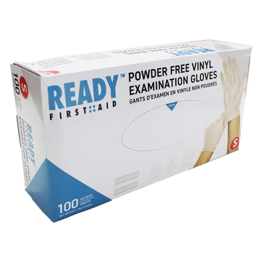 Vinyl Gloves, Box Of 100 Pieces - Ready First Aid™