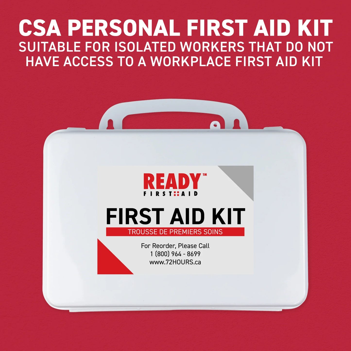 CSA Type 1 - Personal First Aid Kit With Plastic Box