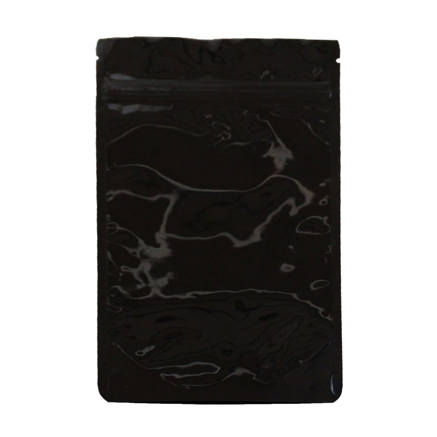 4 oz Stand Up Pouch (One Side Clear) - 5.0 Mil (8" x 5" x 3") black empty