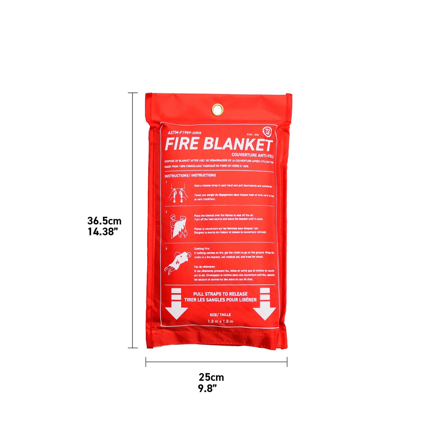 Fire Blanket 1.8 x 1.8 meter