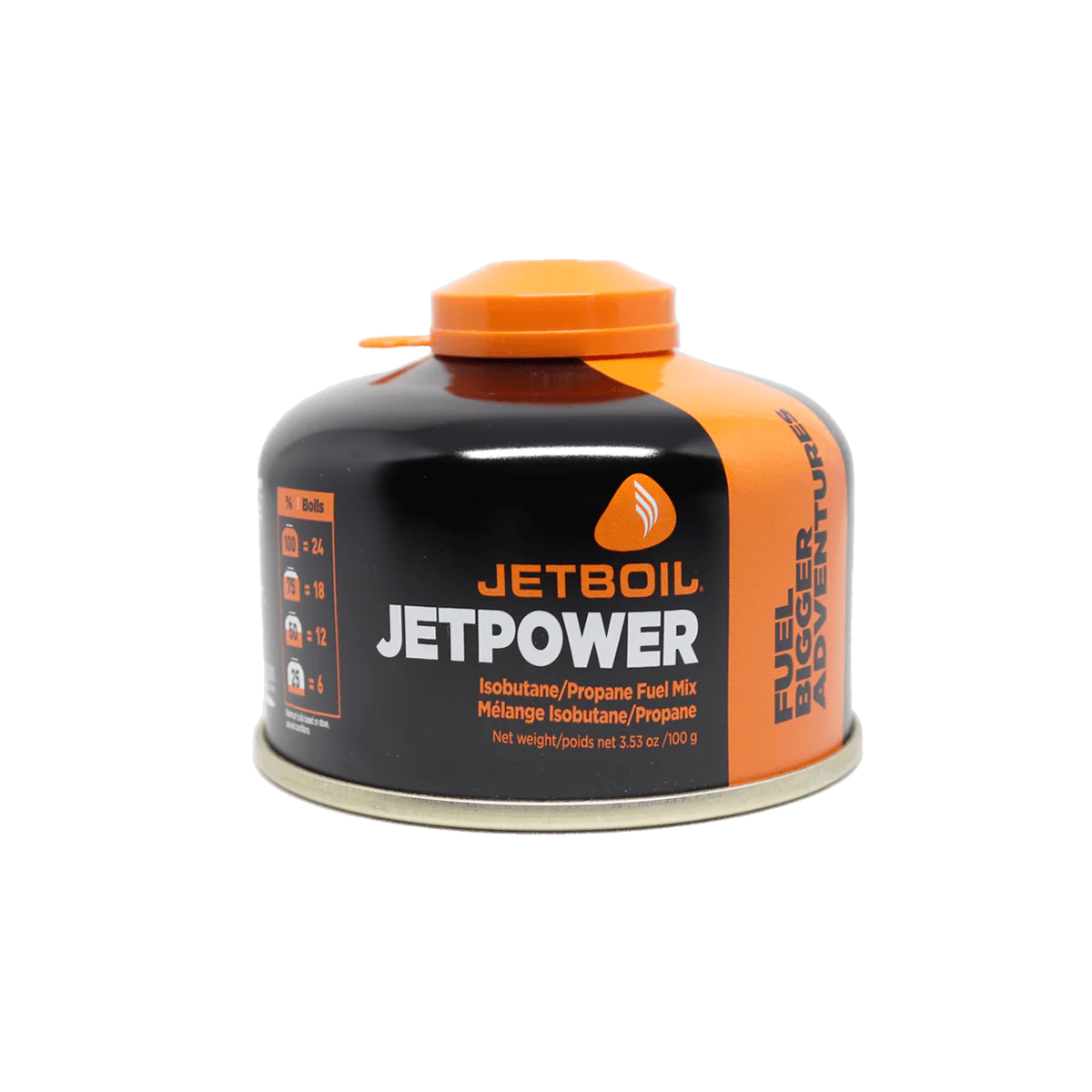 Jetboil Jetpower 100 Isobutane/Propane Fuel Canister