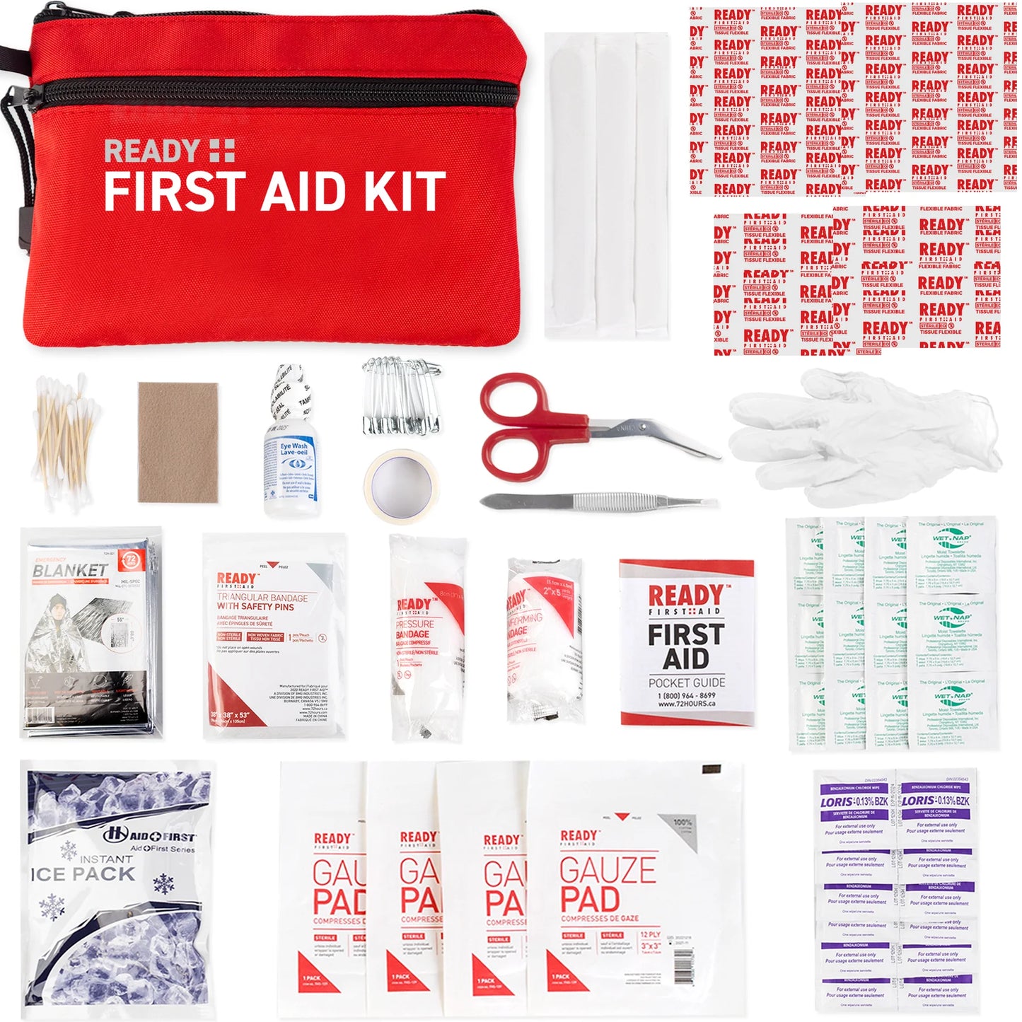 Ready First Aid - 107 Piece Small First Aid Kit