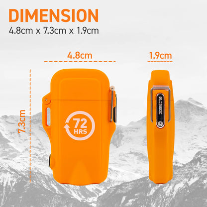 72HRS Electric Lighter - Orange