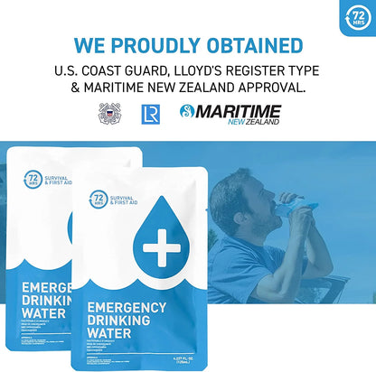 72HRS Emergency Drinking water 125ml