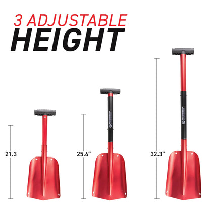 Aluminum Shovel Red (82cm)