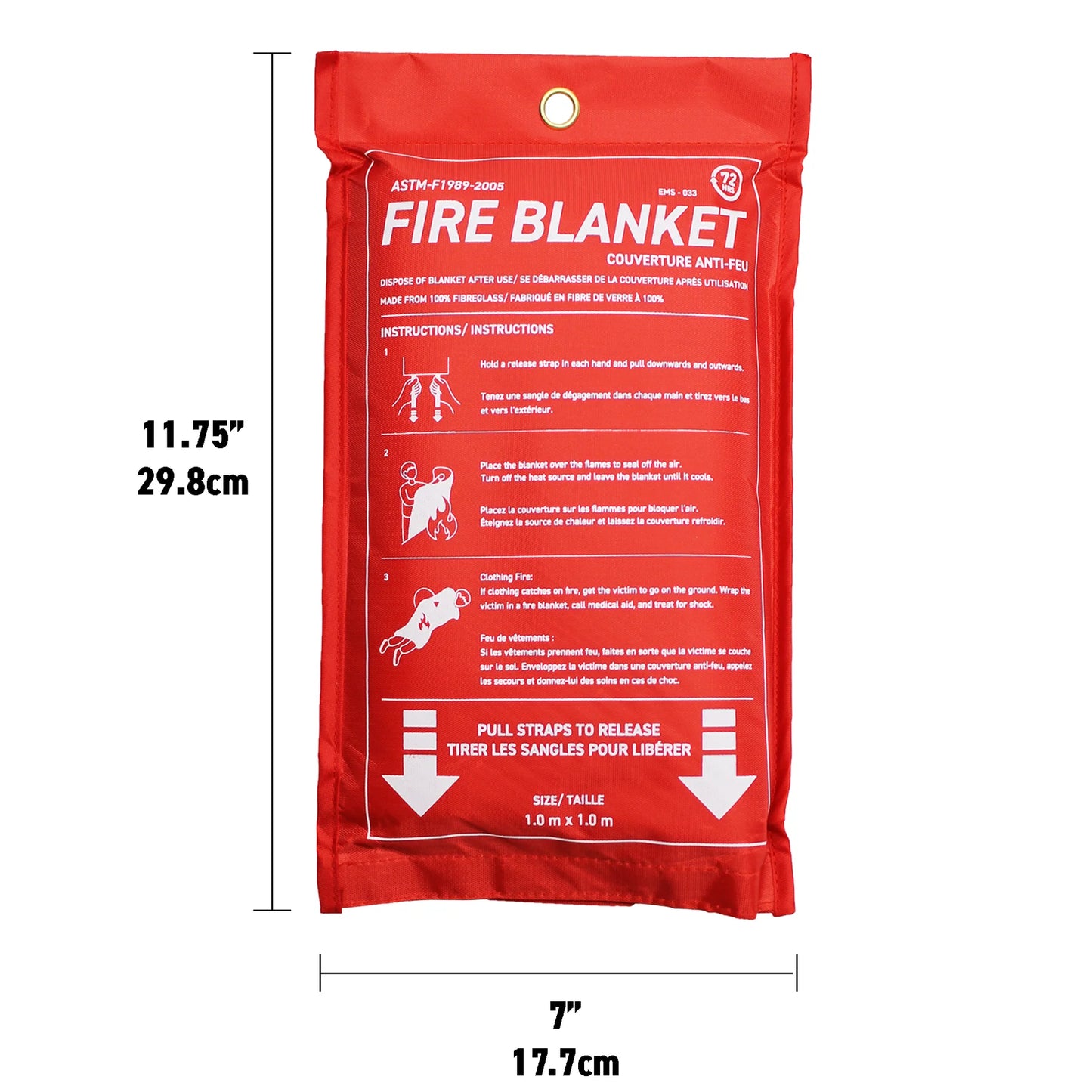 Fire Blanket 1.0 x 1.0 meter