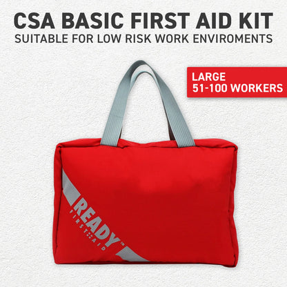 CSA Type 2 - Basic First Aid Kit Large (51-100 Workers) With First Aid Bag