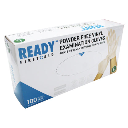 Vinyl Gloves, Box Of 100 Pieces - Ready First Aid™