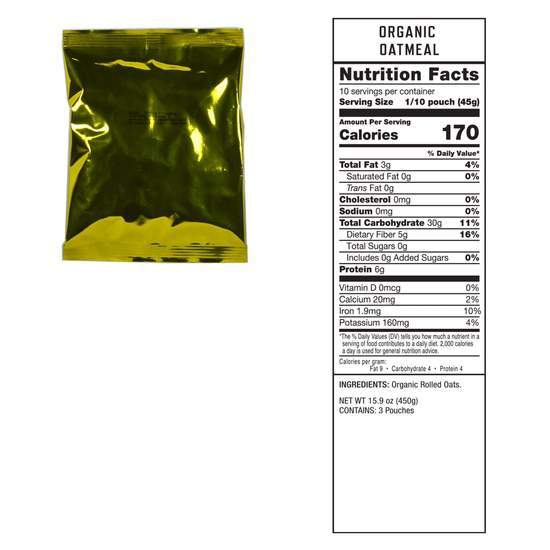 ReadyWise 90 Servings - Organic Emergency Freeze Dried Food