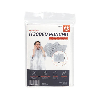 Hooded Rain Poncho