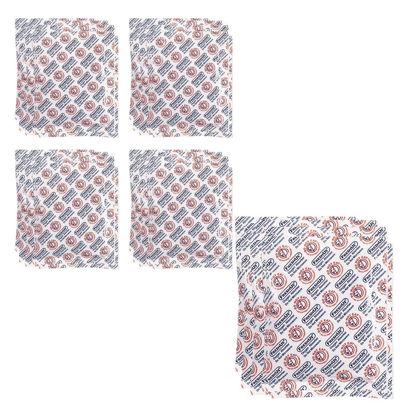 5 packs of 2000 cc Oxygen Absorbers - Pack of 10