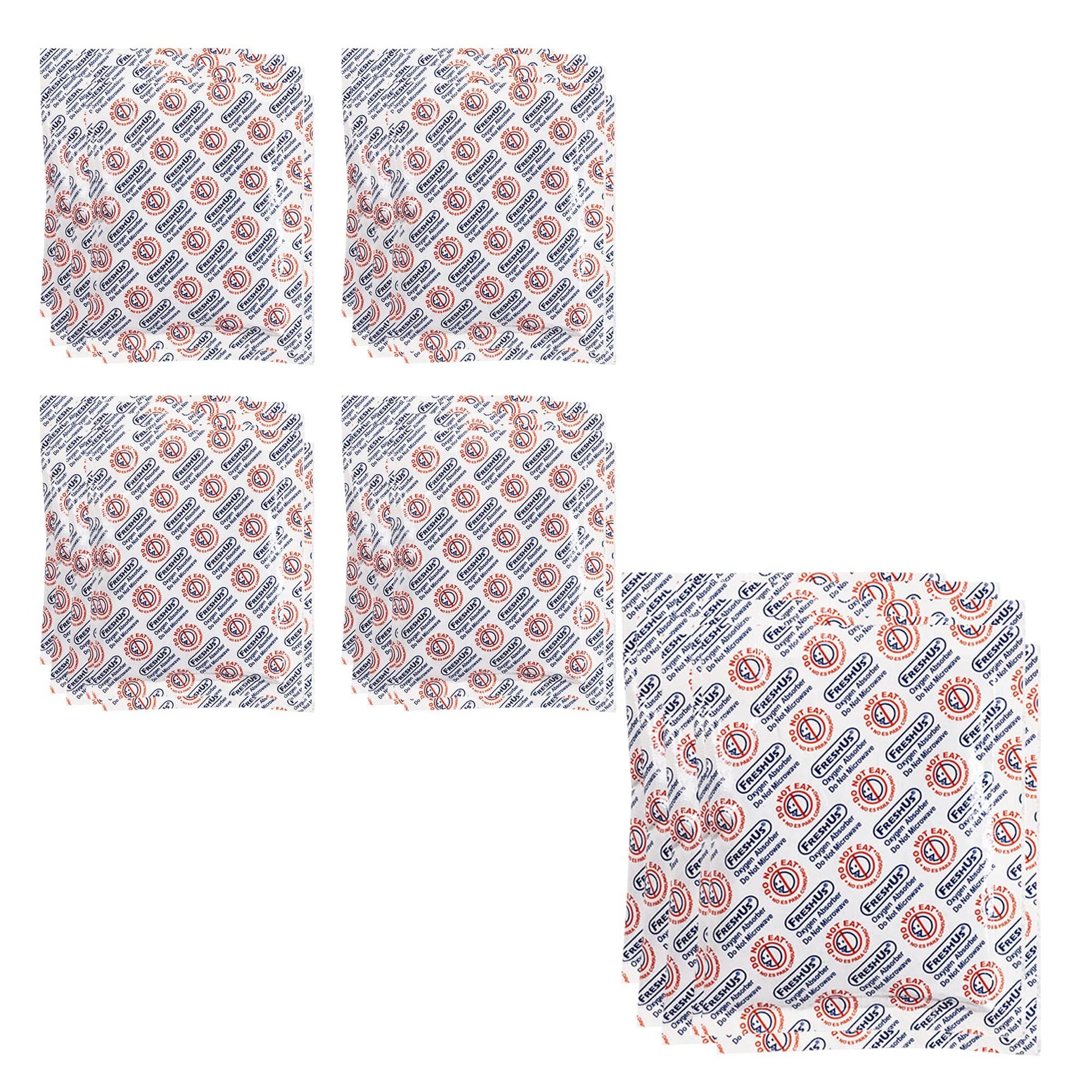 5 packs of 2000 cc Oxygen Absorbers - Pack of 10