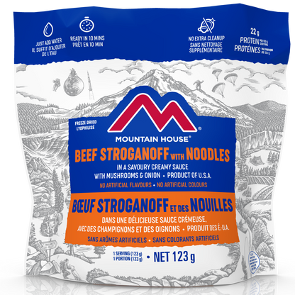 Mountain Beef Stroganoff with Noodles Pouch