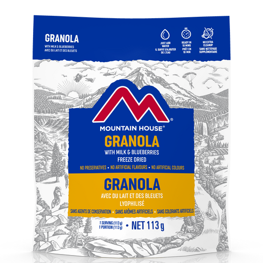 Mountain House Granola with Milk and Blueberries Pouch