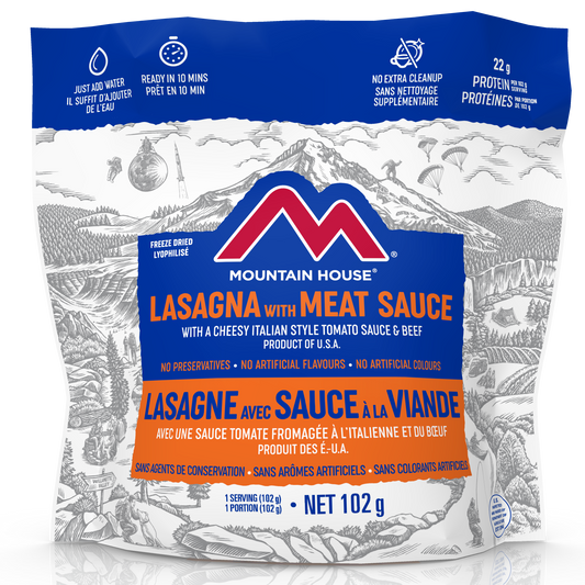 Mountain House Lasagna with Meat Sauce Pouch
