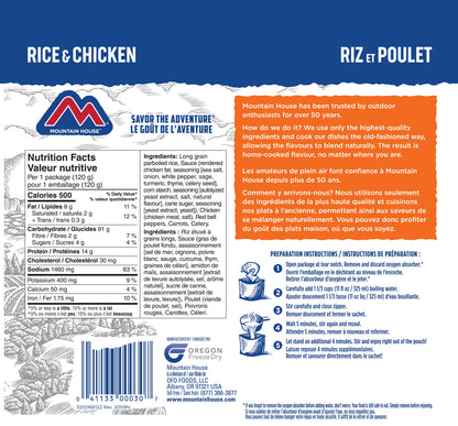Mountain House Rice and Chicken Pouch - GF
