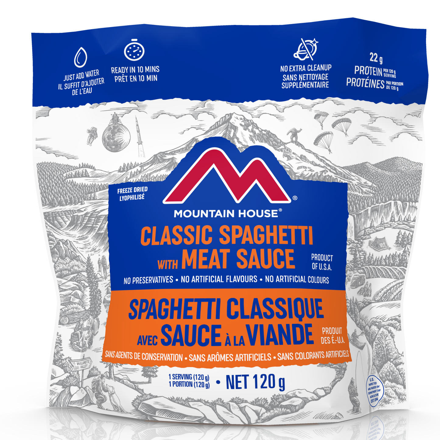 Mountain House Spaghetti with Meat Sauce Pouch