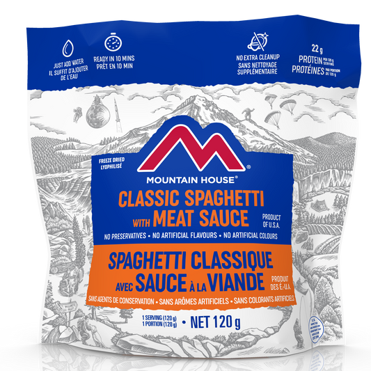 Mountain House Spaghetti with Meat Sauce Pouch